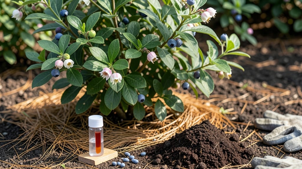 Soil for Growing Blueberries: Acidic Levels and Organic Matter Requirements