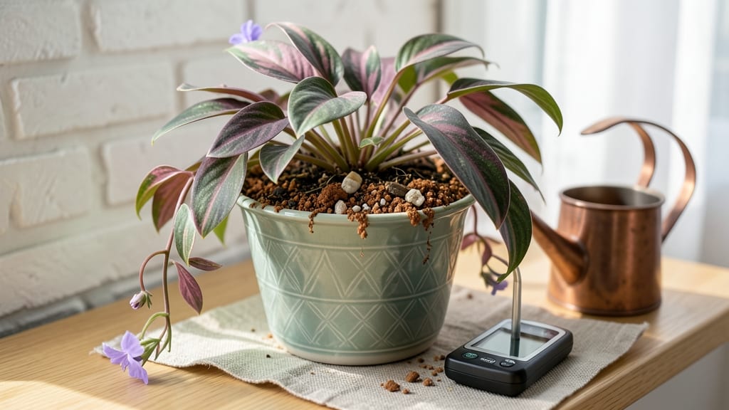 Wandering Jew Soil Mix: Air-Pocket Rich Loam for Fast Root Spread