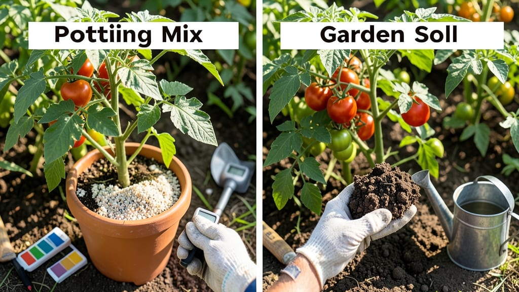 Potting Mix vs Garden Soil for Vegetables: Root Growth Secrets for Thriving Plants
