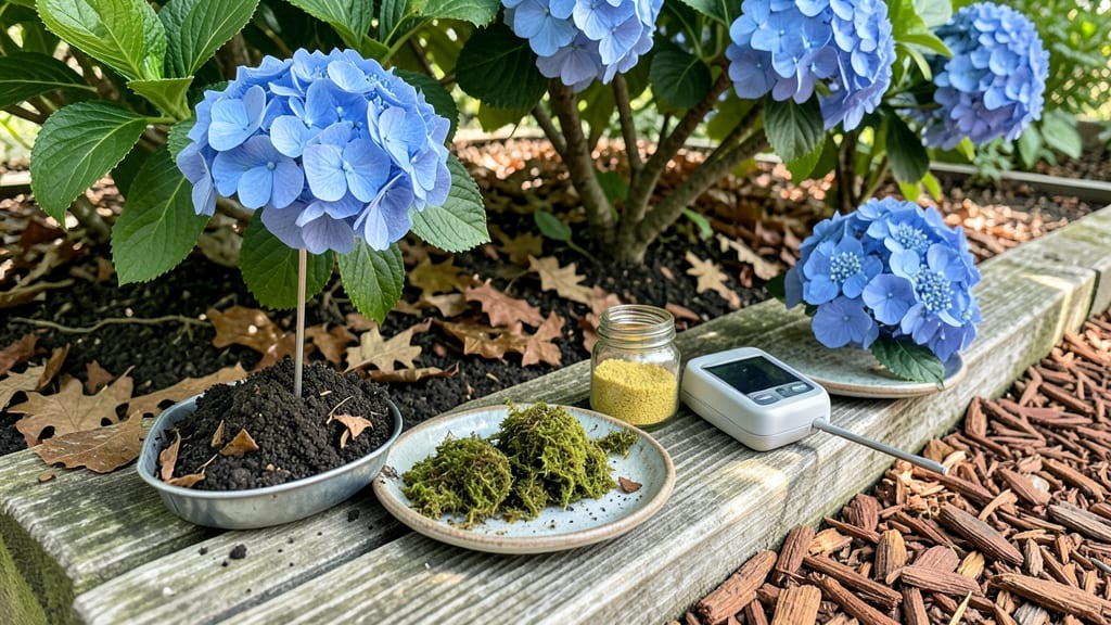 Acidic Soil Mix for Blue Hydrangeas: Precision Ph-Lowering Blend for Vibrant Blooms