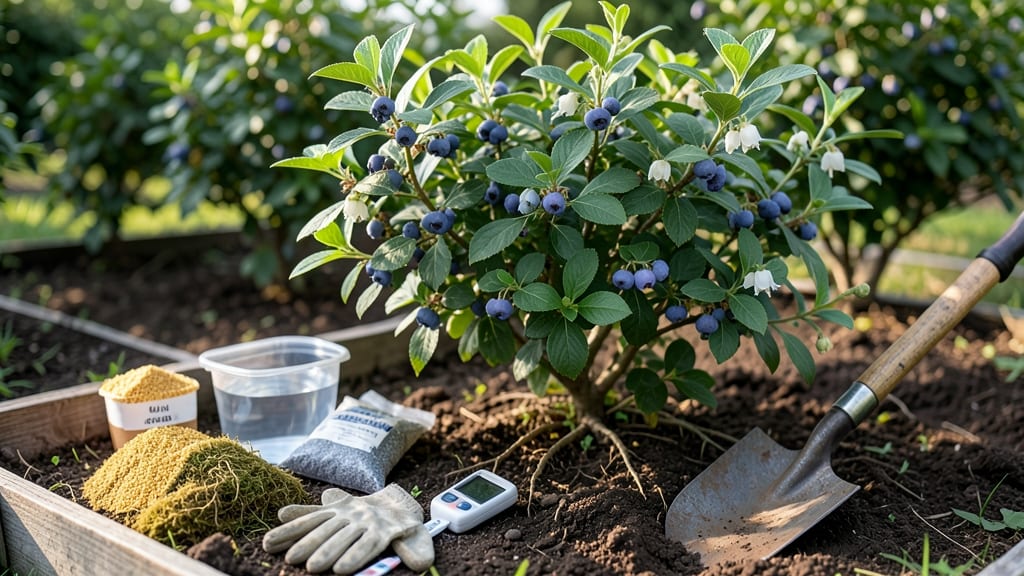 How to Make Acidic Clay Soil: Sulfur-Infused Transformation for Blueberry Beds