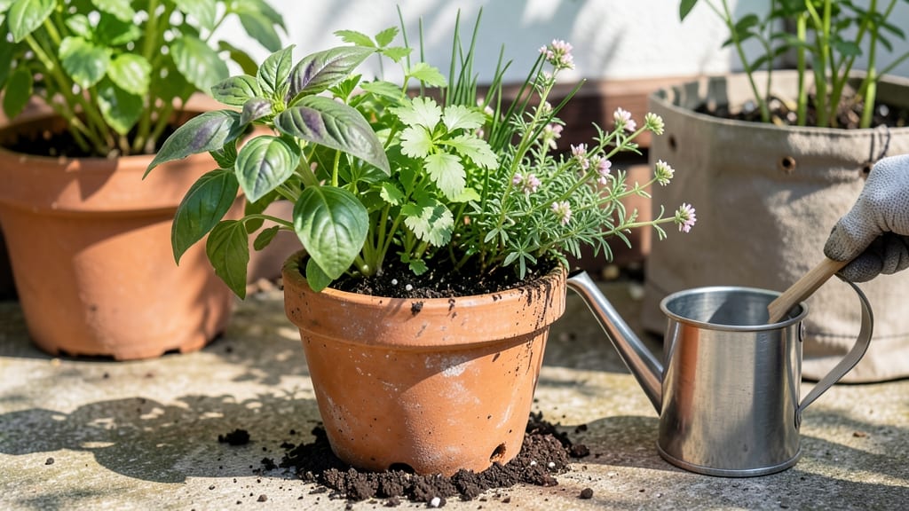 Soil for Potted Herbs: Fast-Draining Mix for Flavorful Growth