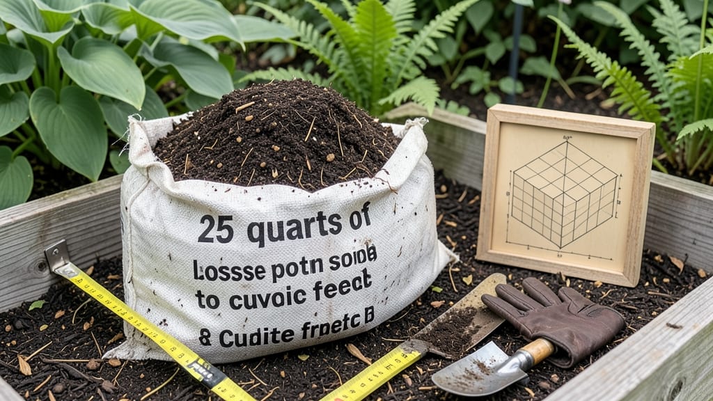 25 Qt Soil to Cubic Feet: Quick Conversion and Common Planting Uses