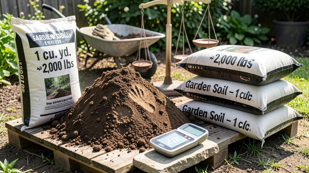 How Much Does a Yard of Garden Soil Weigh: Exact Pounds by Density and Type