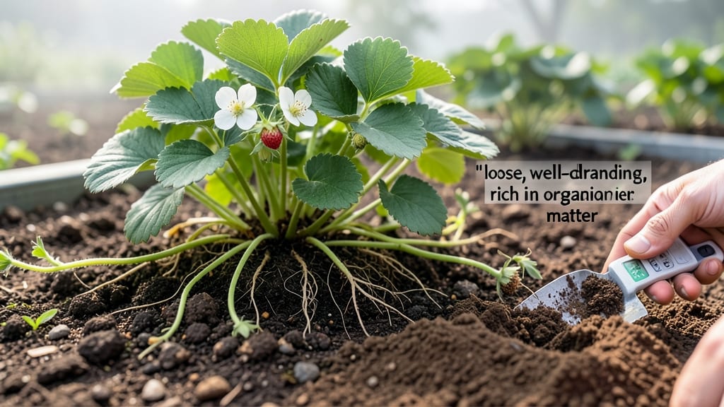 What Kind of Soil Do Strawberries Like: Well-Draining Loam With 6.0–6.8 pH for Sweetest Fruit