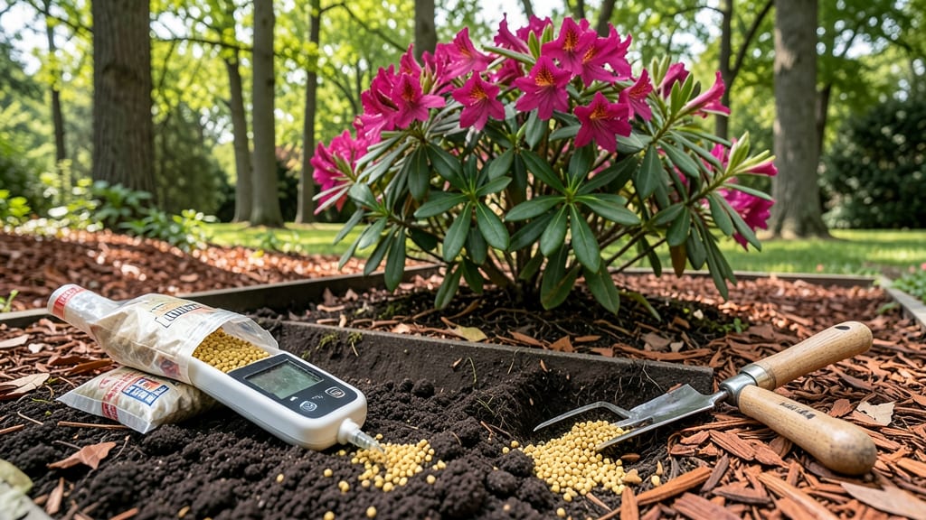 Acid Soil Mix Recipe For Rhododendrons: Peat Moss and Pine Bark Blend for Thriving Blooms
