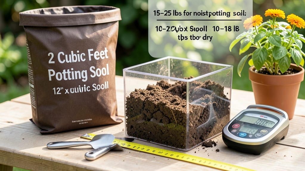 How Much Does 2 Cubic Feet of Potting Soil Weigh: Density Variations and What They Mean for Your Plants