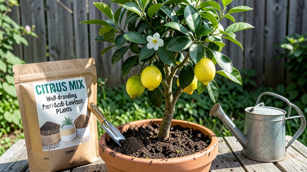Potting Soil for Lemon Tree: Acidic Loam Blend for Citrus Thriving