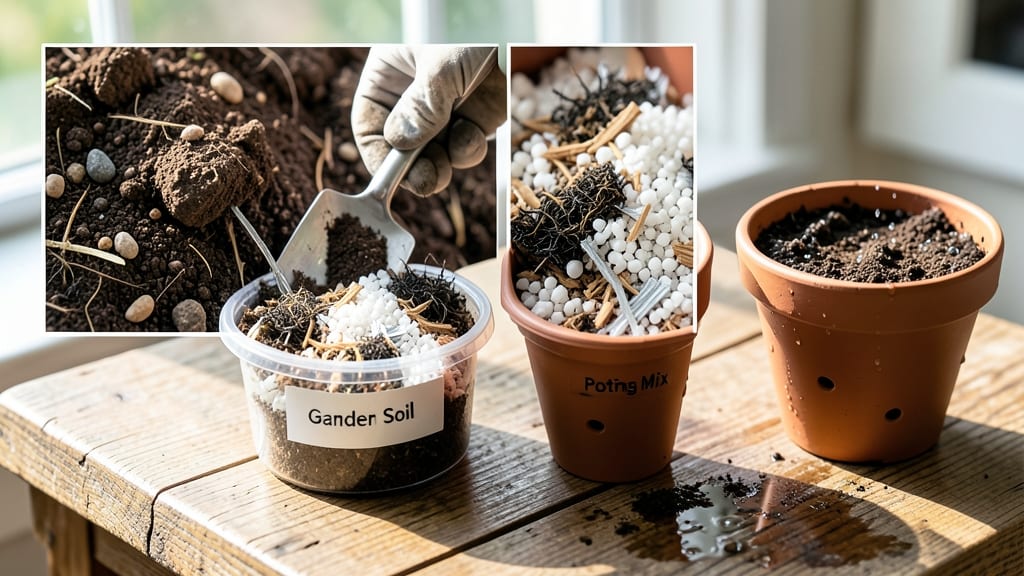 Difference Between Garden Soil and Potting Mix: Loam Composition Secrets for Thriving Plants