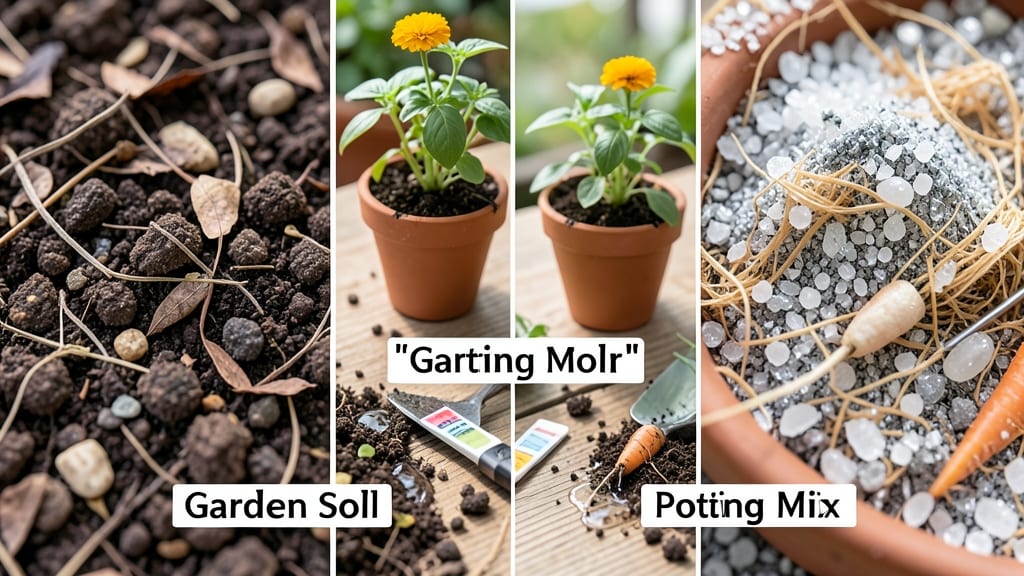 Garden Soil vs Potting Mix: Density Secrets for Root Health