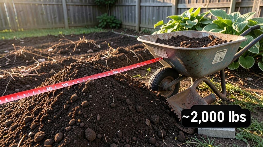 1 Yard of Topsoil Weighs: Exact Pounds by Soil Type and Moisture Impact