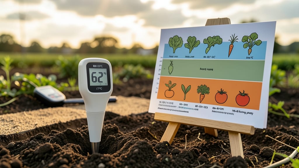 Soil Temperature for Planting Vegetables Chart: Exact Degrees by Crop Type