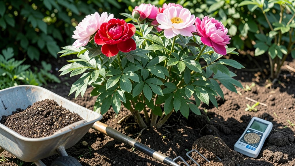 Peony Soil Type: Well-Draining Loam with pH 6.5-7.5 for Peak Blooms