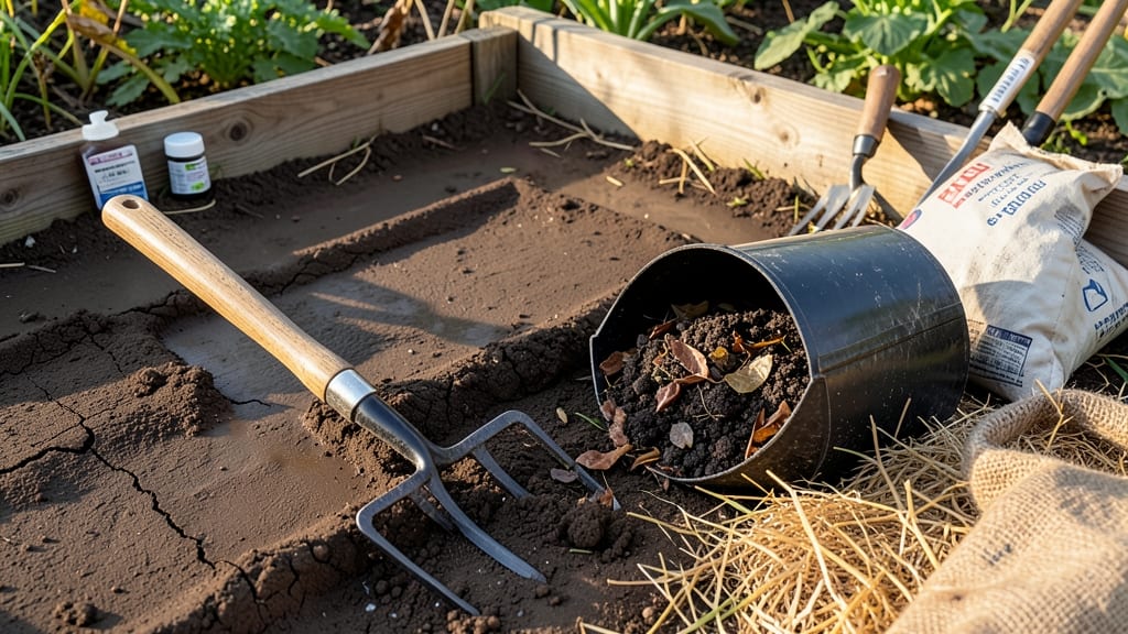 Fix Compacted Soil in Vegetable Gardens: Loose Nutrient-Rich Beds for Thriving Roots
